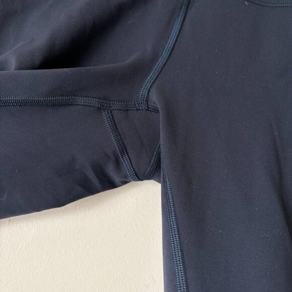 Lululemon Wunder Train High-Rise Crop Legging 21" True Navy  Size 4 - Picture 4 of 6